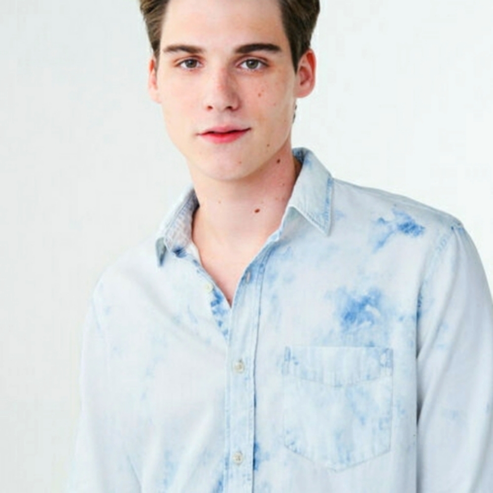 Aero One Long Sleeve (Unisex) Chambray Woven Shirt